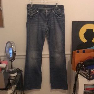 7 for all mankind medium jeans